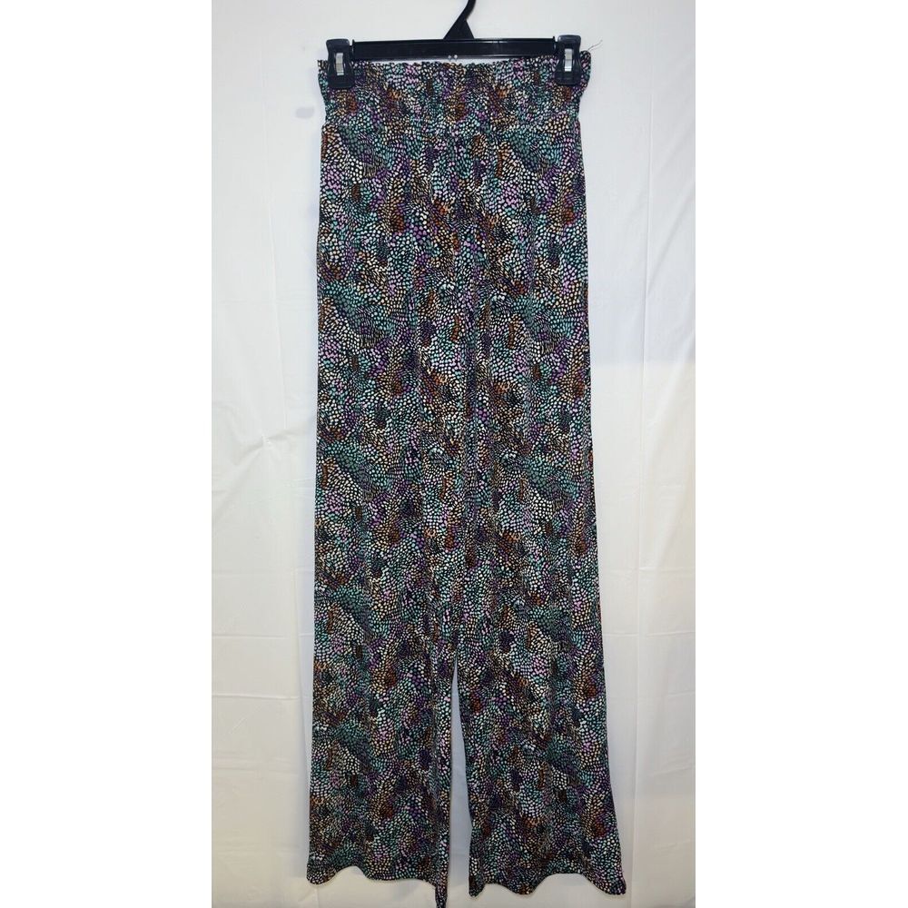Bar III Women's‎ High Rise Wide Leg Pants Texture Mirage Size XS
